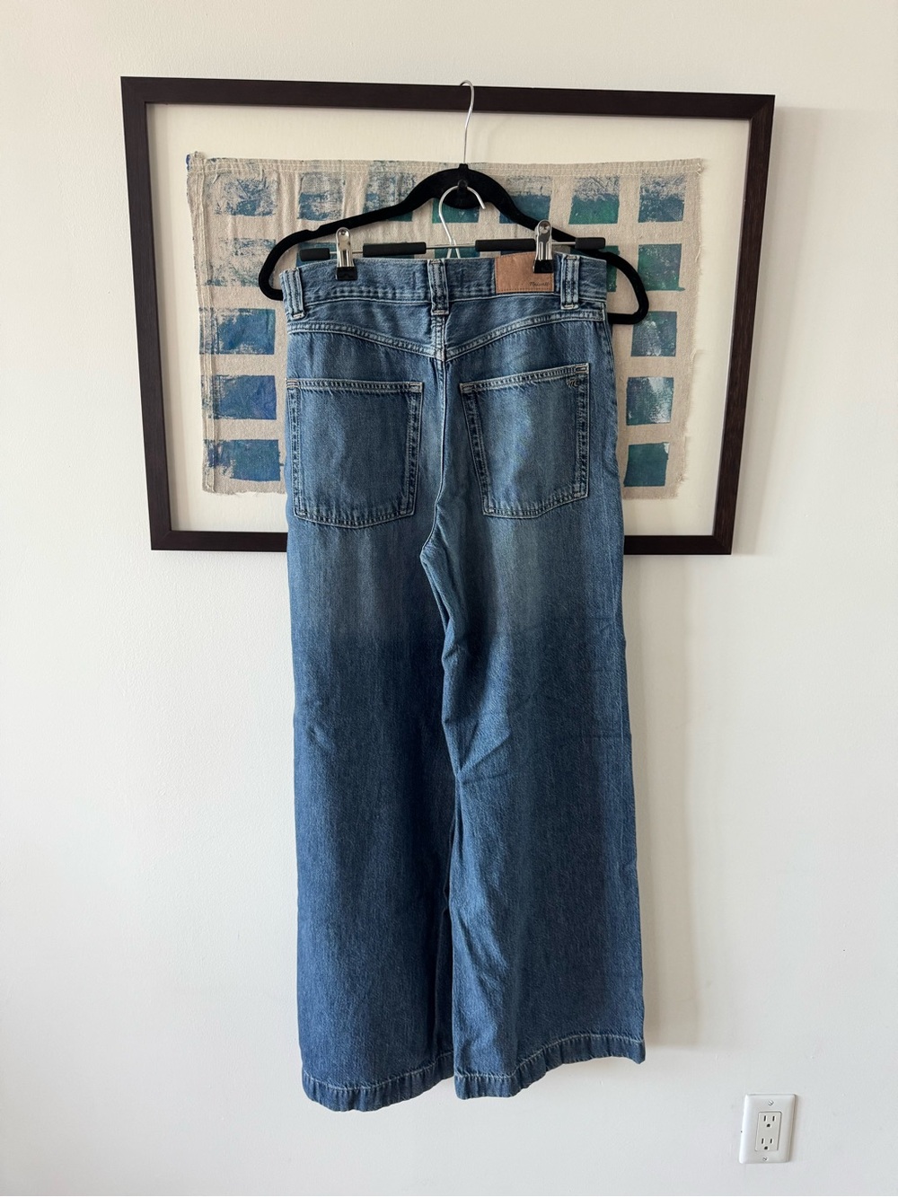 EUC Madewell Superwide Leg Jeans Airy Denim 28 - Picture 2 of 4